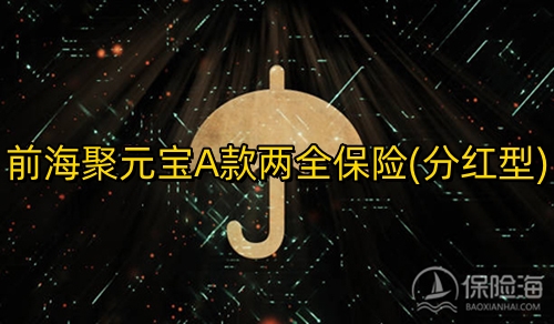 前海聚元宝A款两全保险(分红型)条款介绍?收益如何?